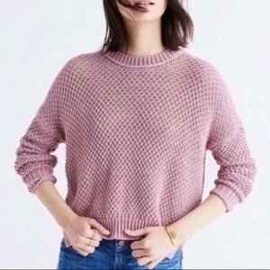 Madewell Pink Blush Dusty Rose sweater